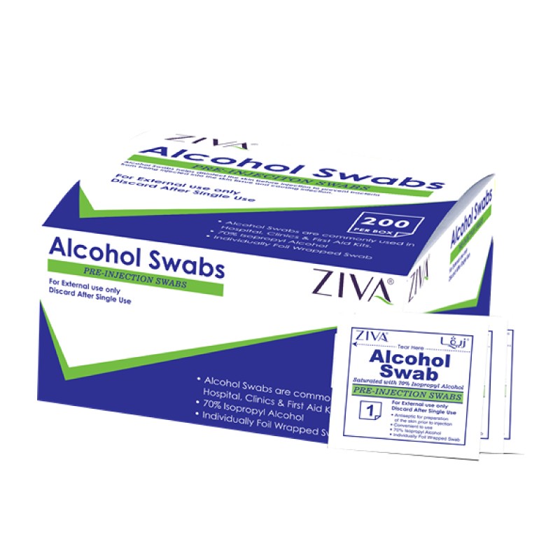 Tampons d'alcool pré-injection - ZIVA